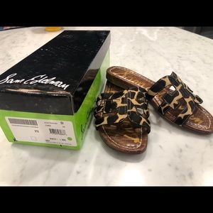 Brand new w/ tags Sam Edelman leopard sandals 7